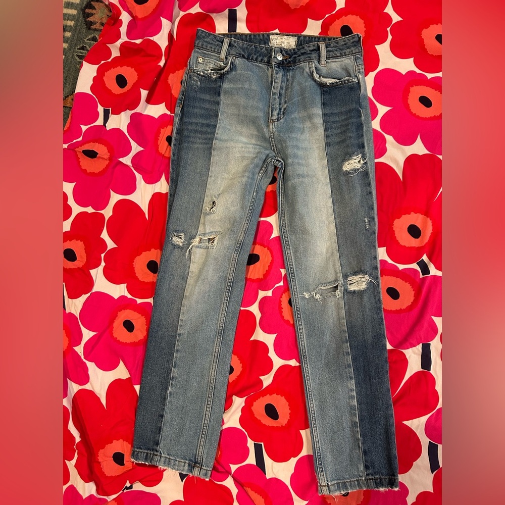 Free People women’s Blue Jeans - Picture 2 of 7